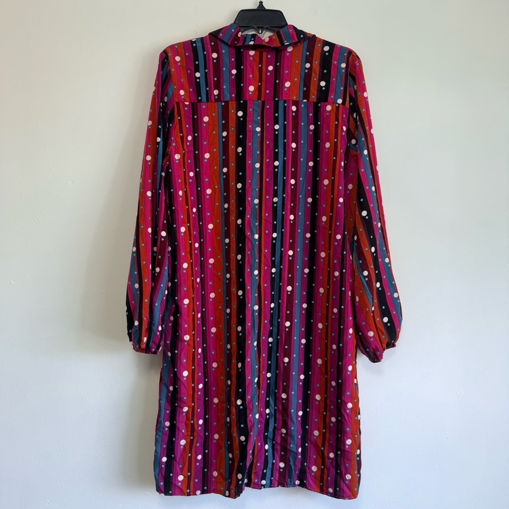 Abbott Elementary Striped Polka Dot Maxi Dress - Picture 7 of 7